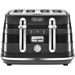 De'Longhi Avvolta 4-Slice Toaster Black